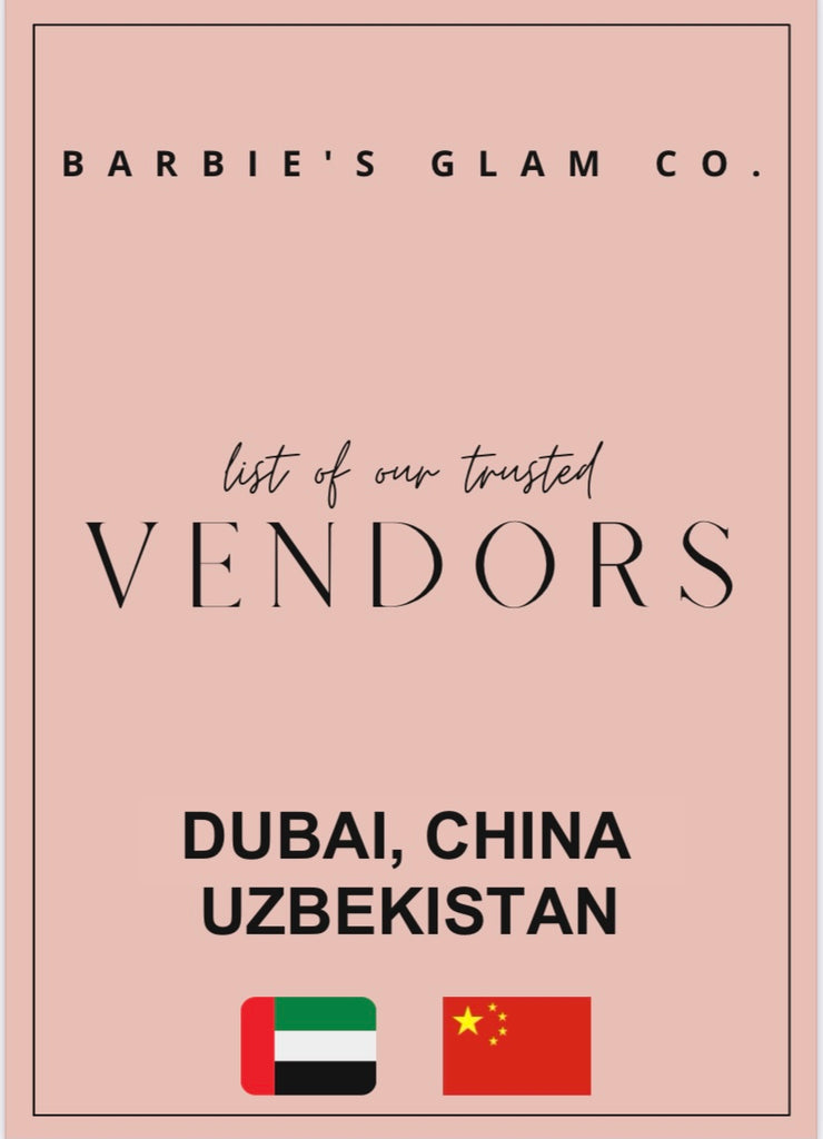 Vendor 4: Dubai, China, Uzbekistan