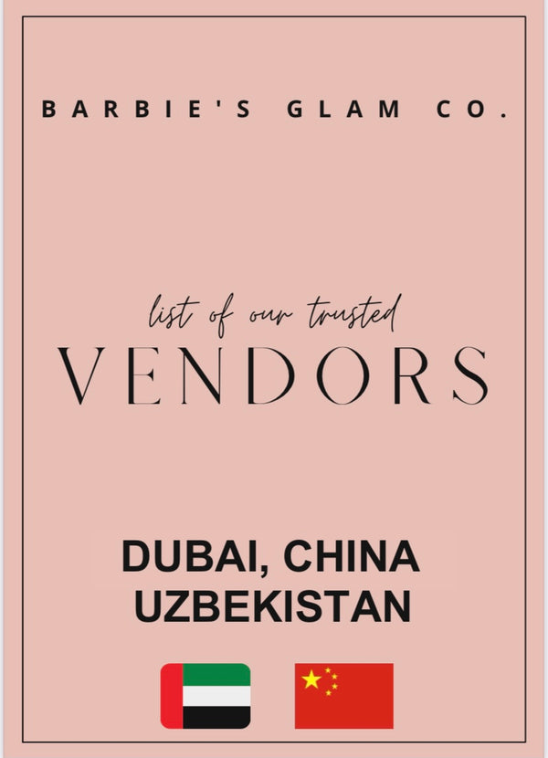 Vendor 4: Dubai, China, Uzbekistan